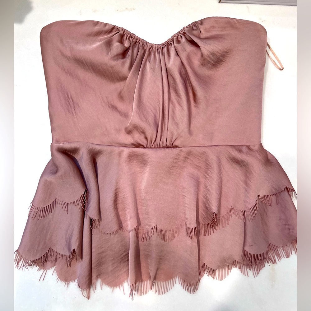 Rebecca Taylor Blush Corset Top